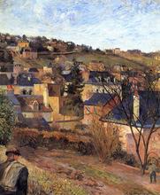 Les Toits bleus, Rouen, 1884