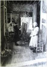 Série Exhibition for two C chevalet L.,- 1983