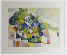 Vue de la terrasse avec vase,1976