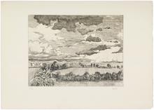 Paysage ciel du Berry - 1972