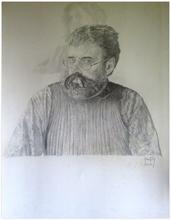 Autoportrait gilet gris - 1992