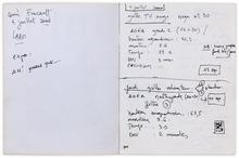 Cahier F - 2000