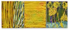 Les Herbes folles, triptyque (jaune) - 2019