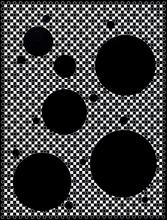 Cercles sur damier A - 2022