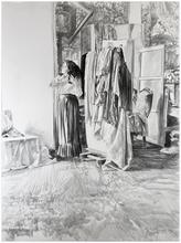 Jupe victorienne, la brosse dans les cheveux - 1978