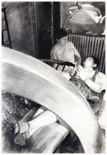 Série dentiste, derrière le bras de l'appareil - 1982