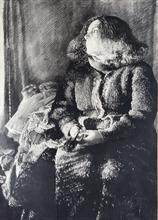 Robe chat et veste, brosse à la main - 1980