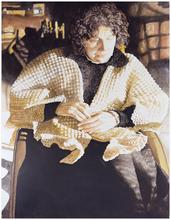 Assis, fauteuil bascule, châle - 1994