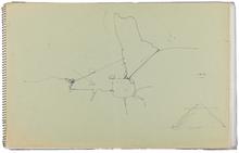 Carnet "Colbert", Danemark : dessins au crayon noir. 1959