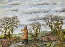 Manteau mouton, le foulard s'envole au vent du nord - 2014