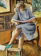 Robe été grise, chaussures vertes, lit