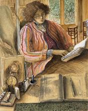 Veste rose, journal C. devant