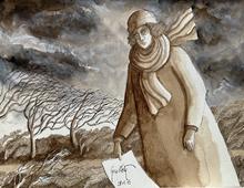 Paysage de vent, la lettre date l'image - 2015