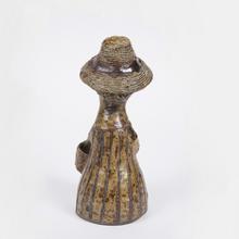 Femme à la robe aux rayures verticales (Bouquetière), 1953