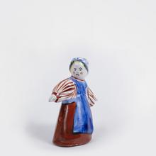 Danseuse à la robe marron et au tablier bleu (La Ronde Berrichonne), 1937