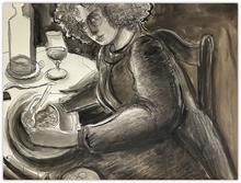 À table, la soupe, la bouteille et le verre - 2015