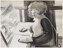 Bureau avec souris contemple L. dans le vent sur écran - 2016