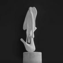 Portrait abstrait de Marcel Duchamp (plâtre) - 1958