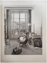 Fauteuil Voltaire devant la fenêtre à Asnières - 1971