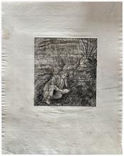 Lecteur assis par terre - 1969