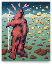 Peinture "Présence affirmée" - 2000