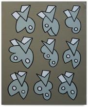 Peinture "Signes" IX - 2008