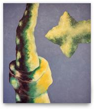 Peinture "Dans l'espace" - 2001