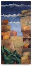 Peinture "Paysage, végétal, minéral" - 1998