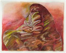 Dessin sur papier sans titre - 1974
