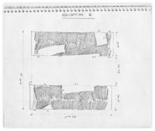 Carnet de dessins pour montages des grandes réalisations murales - 1977-1979