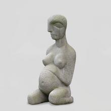 Femme enceinte assise - 1985