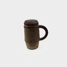 Chope à demi rayée avec couvercle, 1956