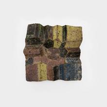 Carré plié ( rose, jaune, vert), 1972
