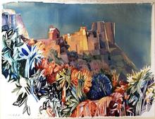 Vue de Castellet sur Saignon, 1988
