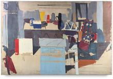 Buffet bleu, circa 1971-1974