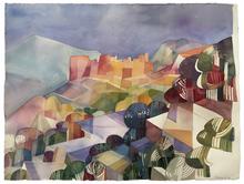 Vue sur Saignon, 1990