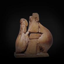 L'Oiseau pilote, portrait de J-C de Feugas (Plâtre) - 1973