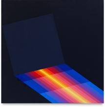 Couleur électrique lumière, ombre positive d'un carré - 2009