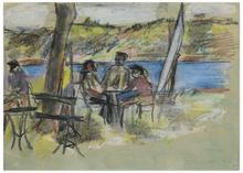 Sans titre (Scène de café, Skiathos, Grèce), 1957