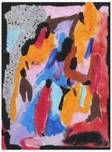 Sans titre (Composition abtraite, bédouins), vers 1965-66