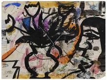 Sans titre (Caravaggio, recto); Vase de fleurs et visage de profil (verso), 1975
