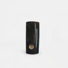 Traits gris et bleu et cercle beige, 1965