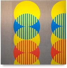 Rayures sur toile brute —2001