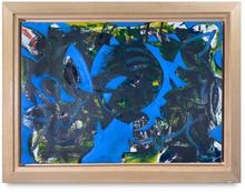 Paysage (bleu et noir) - 1960