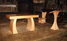 Mobilier liturgique, église du Juch - 2004