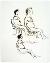 nues assises (étude) — 