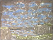 Leyré (beige et bleu), circa 1984