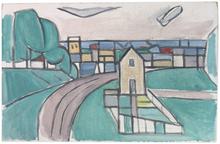 La route de Sucy, circa 1942