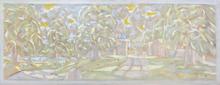 L'entrée du Queroy (vert et bleu), 1987