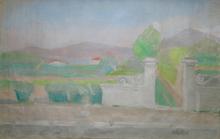 Cagnes, le Portail, 1930